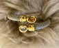 Preview: Armspange mit Citrin und Bergkristall